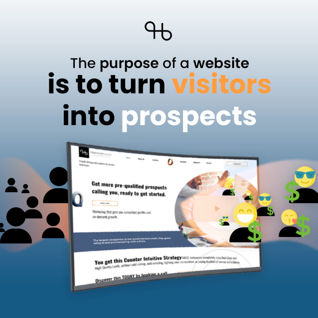 Web page readability is about turning your visitors into prospects.